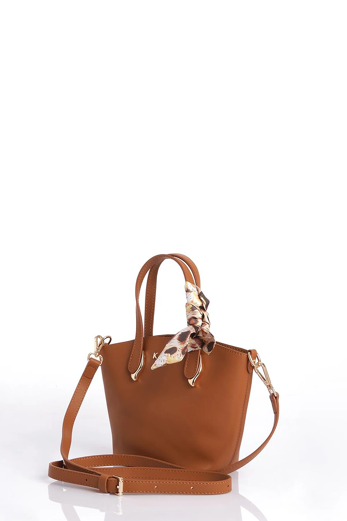 Footbag Detailed Tote Bag Cinnamon