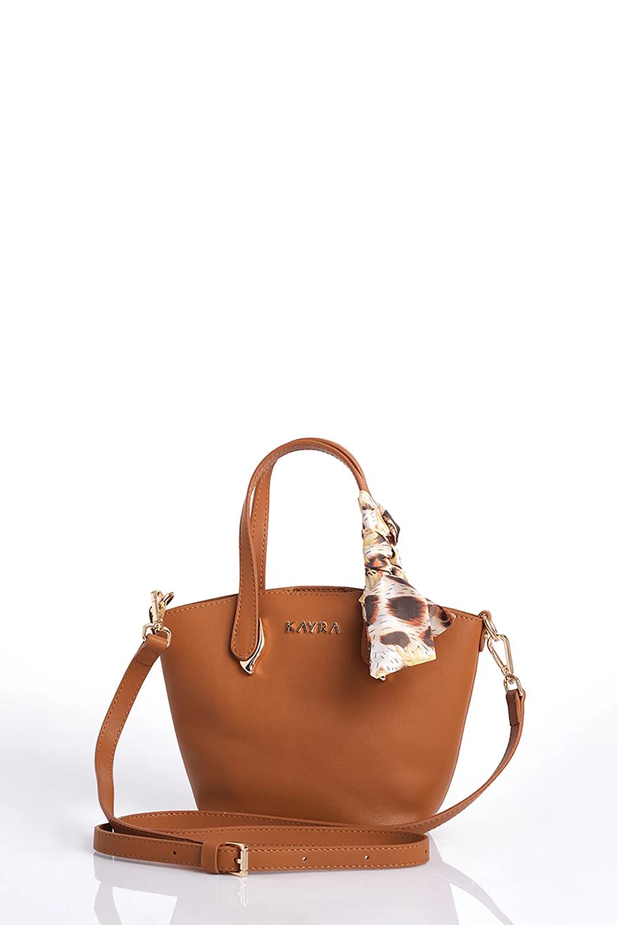 Footbag Detailed Tote Bag Cinnamon