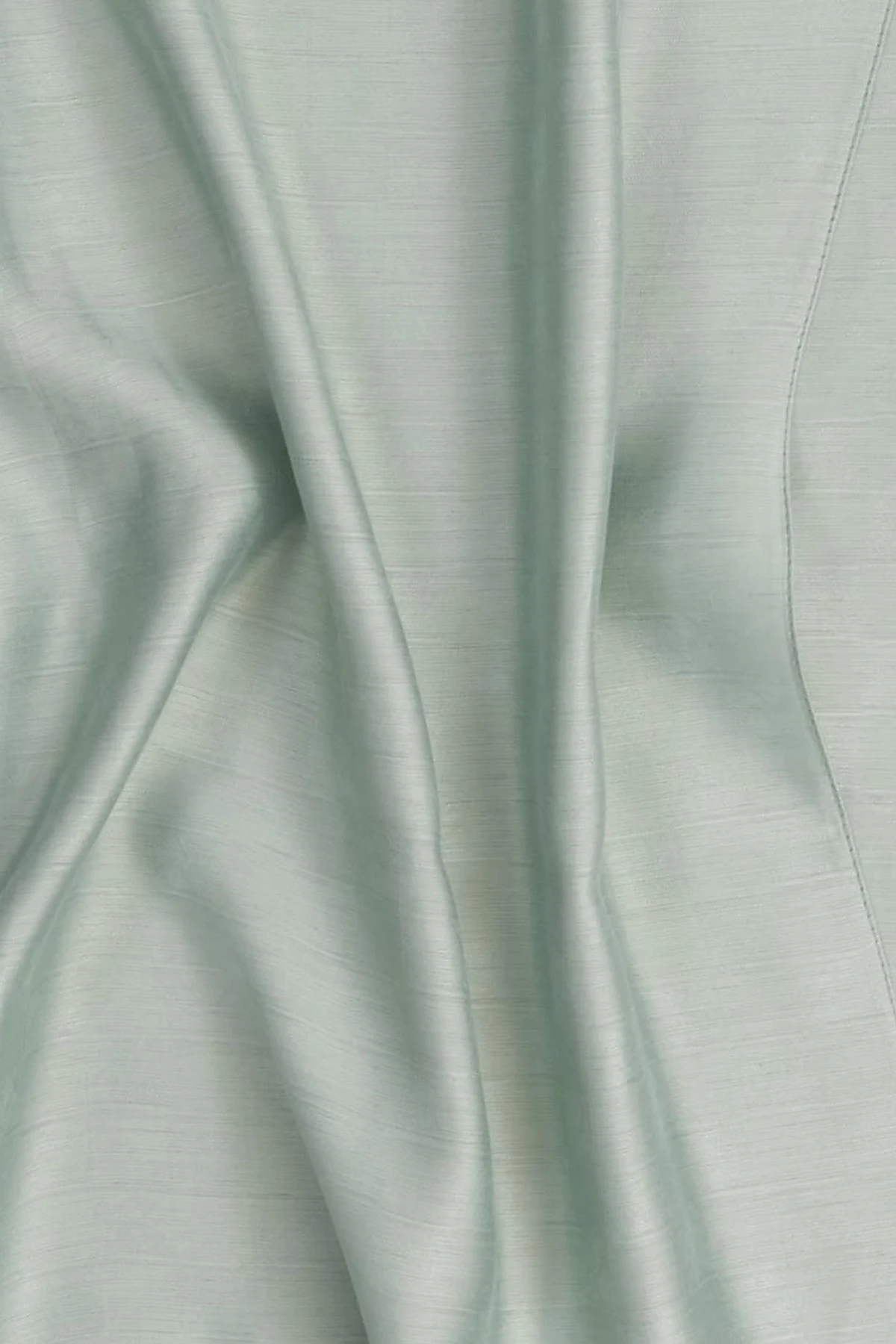 Checkered Silk Scarf- Aqua Green
