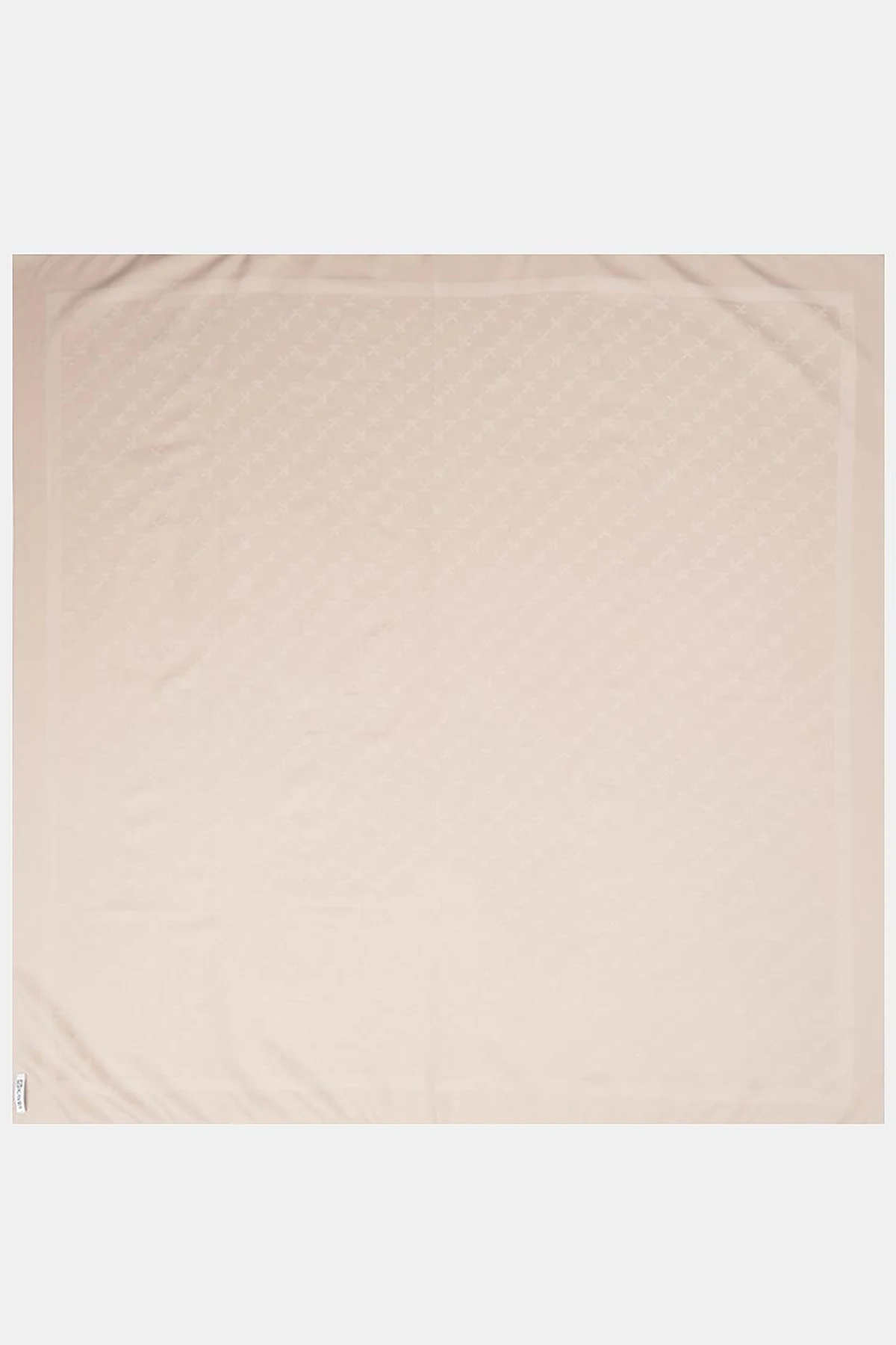 K Logo Woven Scarf Light Beige