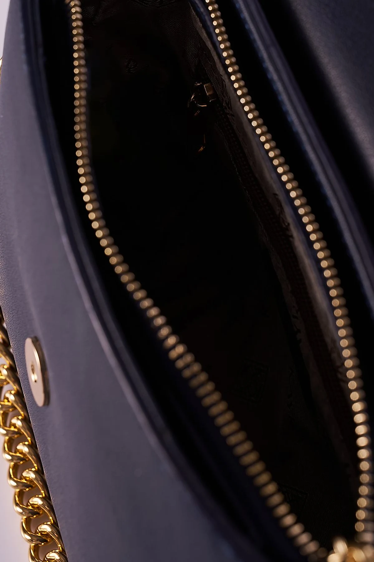 Flap Baguette Bag Navy