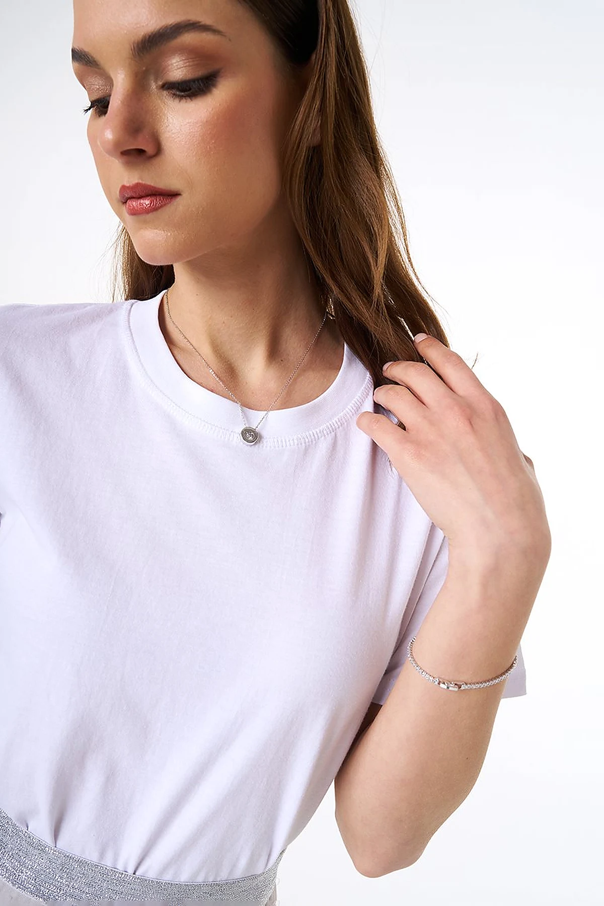 Minimalist Figurine Necklace Silver