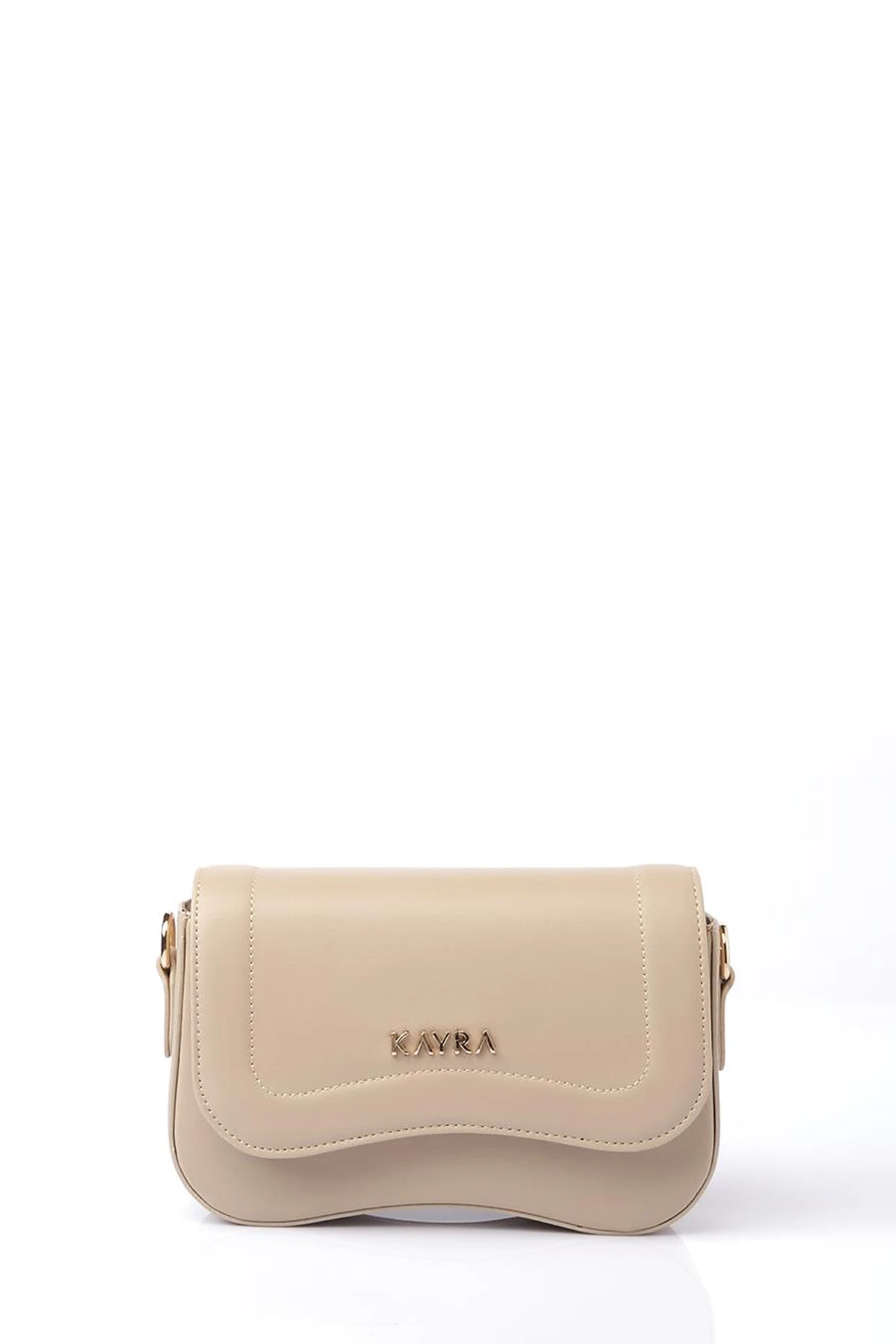 Lidded Mini Baguette Bag Stone