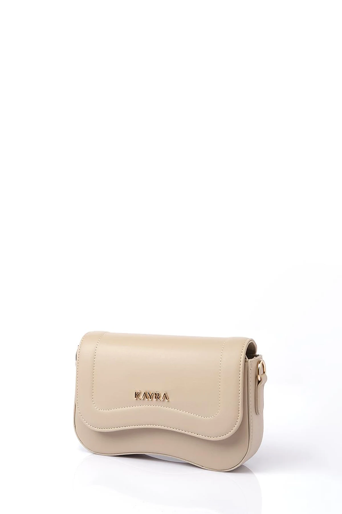 Lidded Mini Baguette Bag Stone