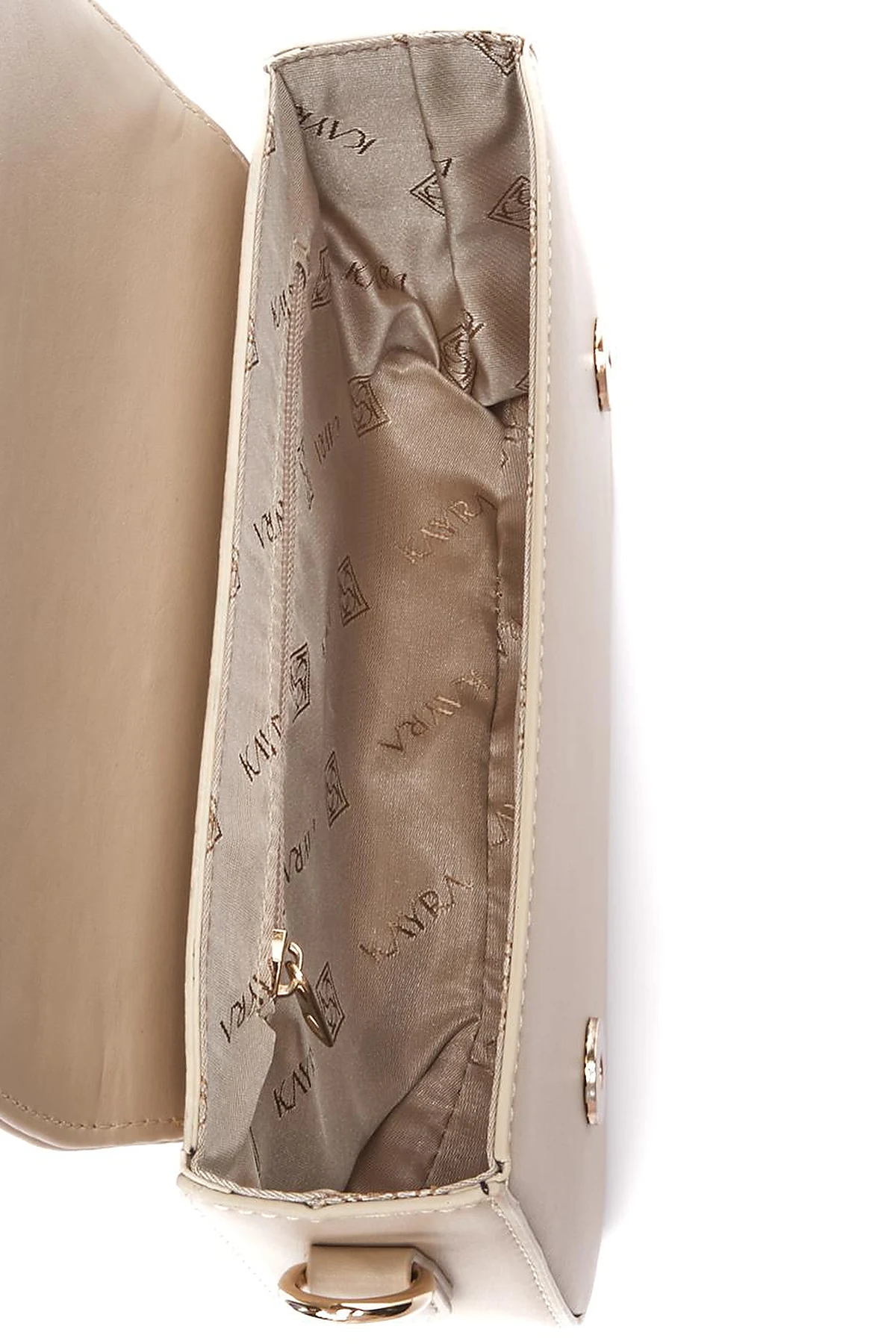 Lidded Mini Baguette Bag Stone