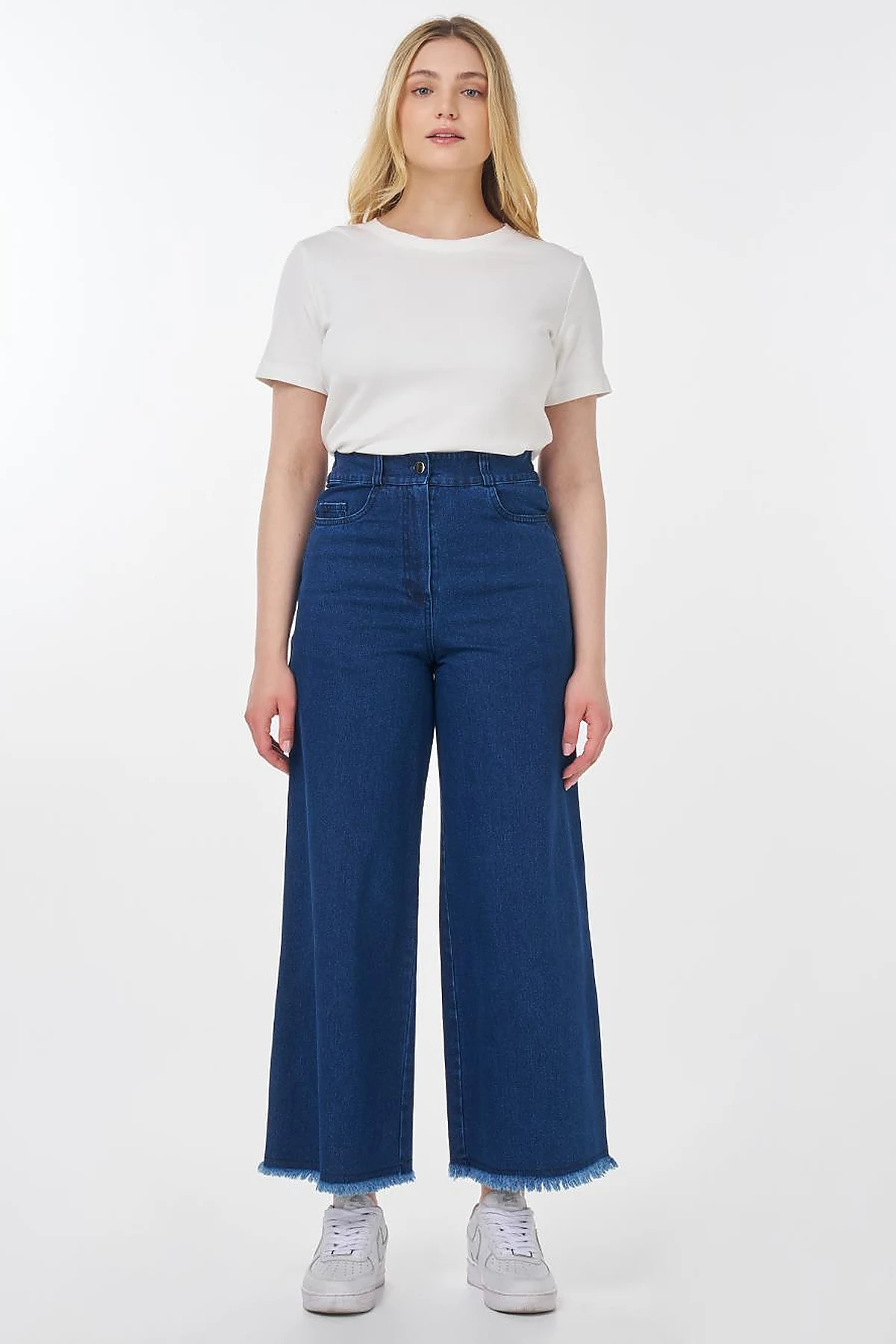 Marine Fit Denim Pants Navy