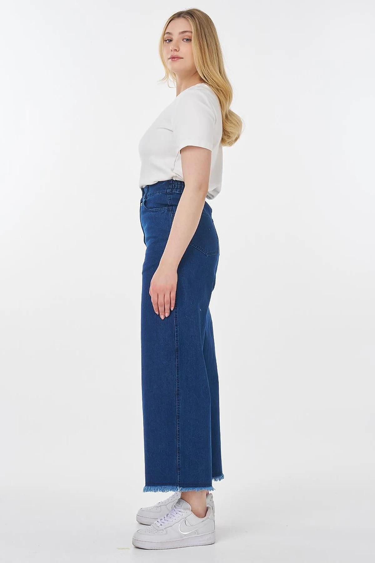 Marine Fit Denim Pants Navy