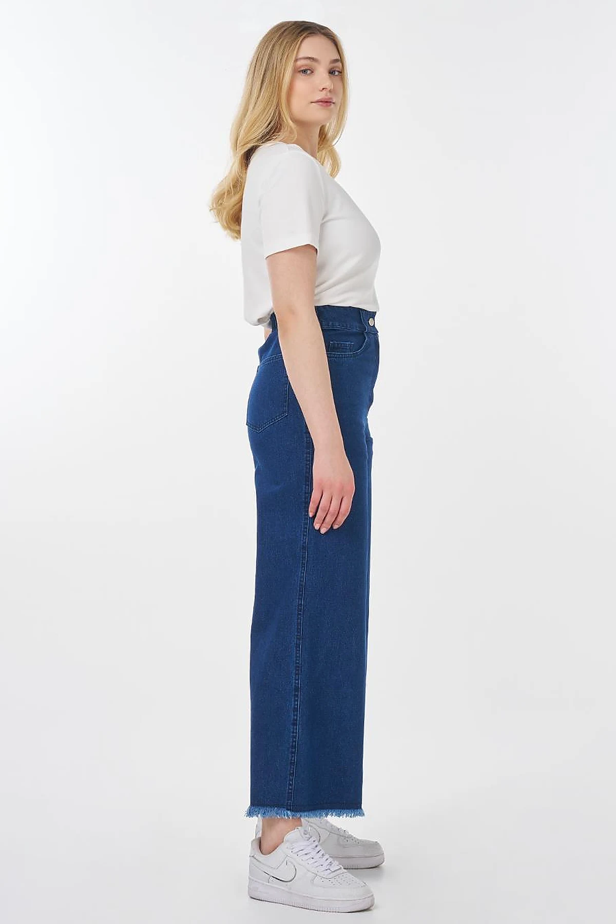 Marine Fit Denim Pants Navy