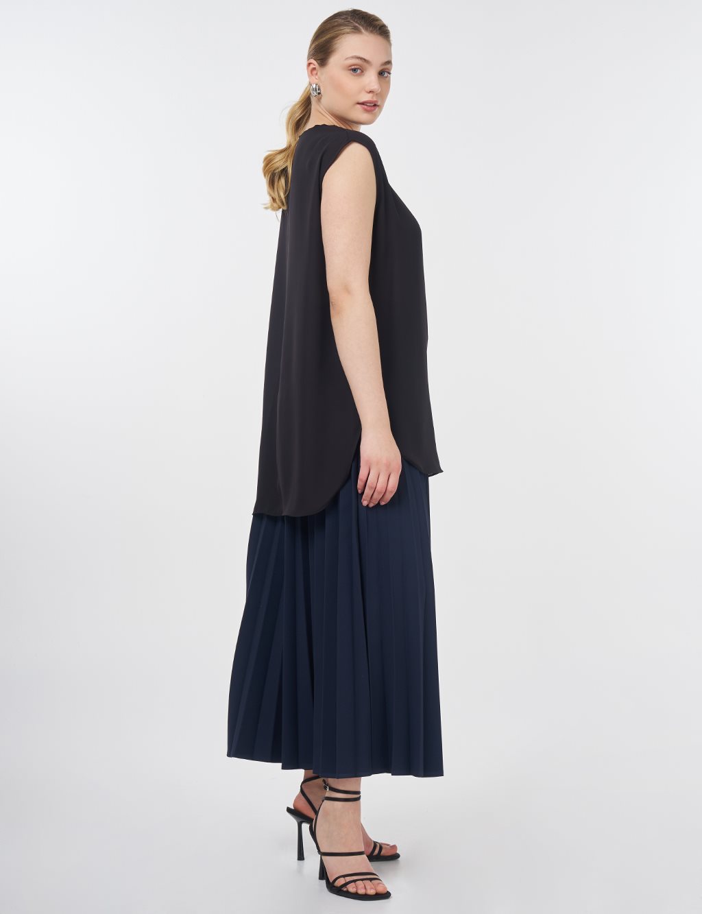 Crew Neck Basic T-Shirt Black 