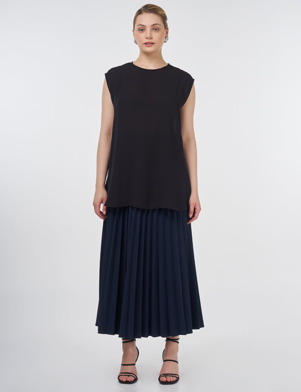 Crew Neck Basic T-Shirt Black 