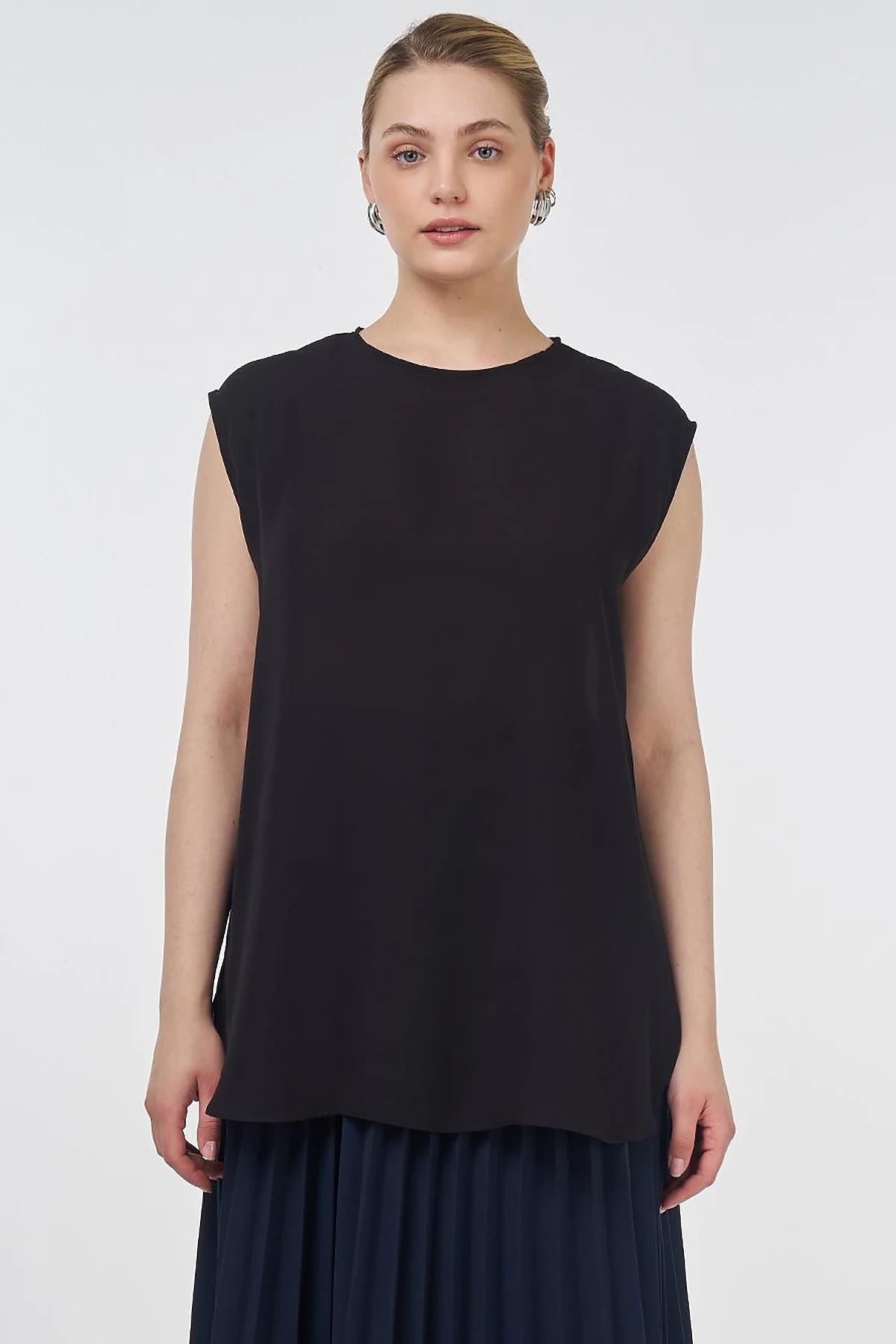 Crew Neck Basic T-Shirt Black 