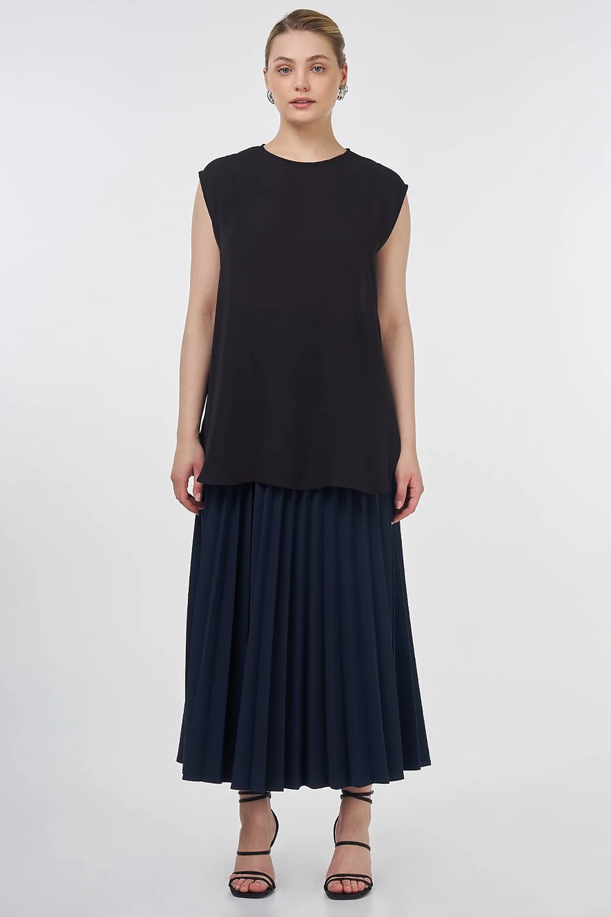 Crew Neck Basic T-Shirt Black 