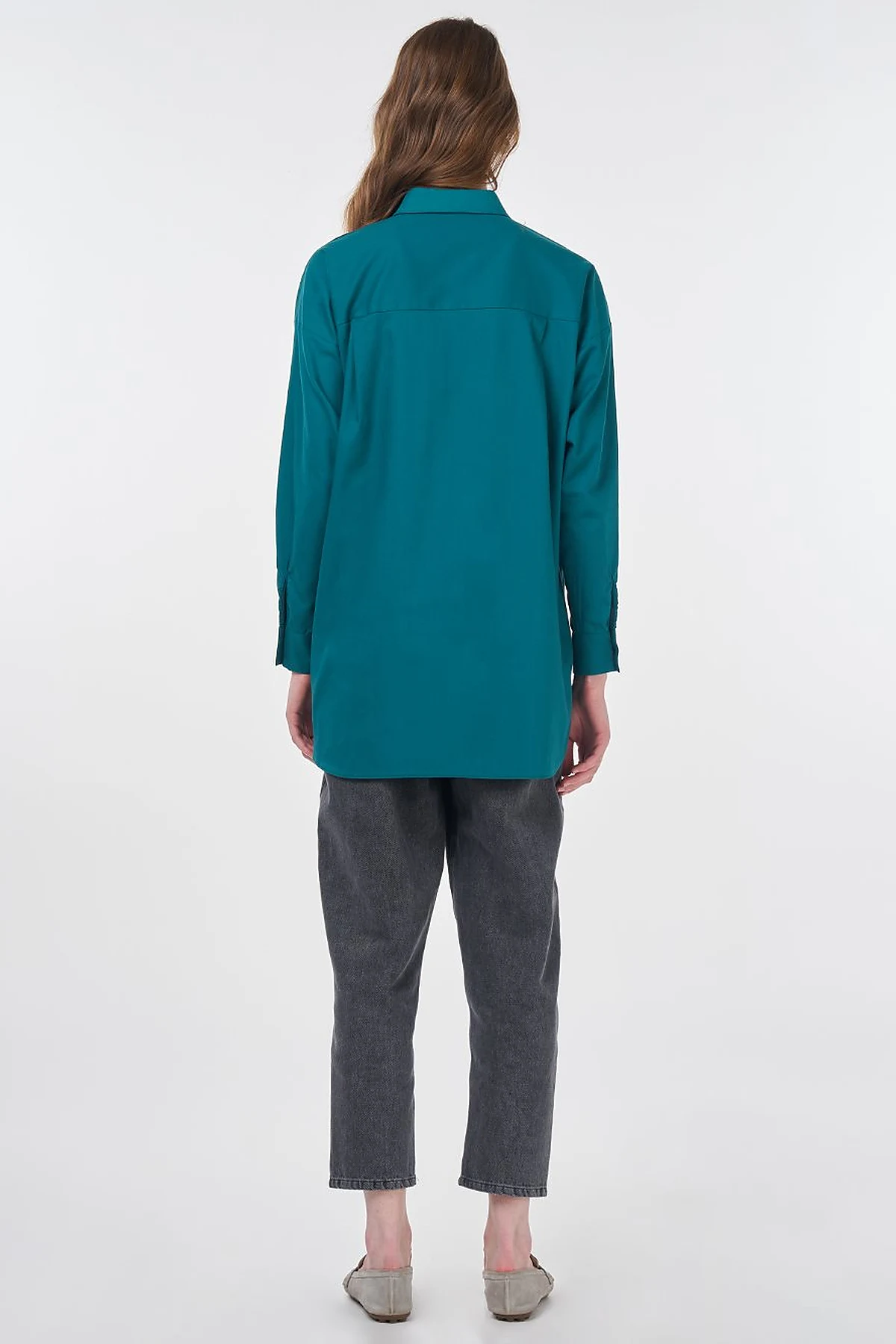 Basic Cotton Shirt Green