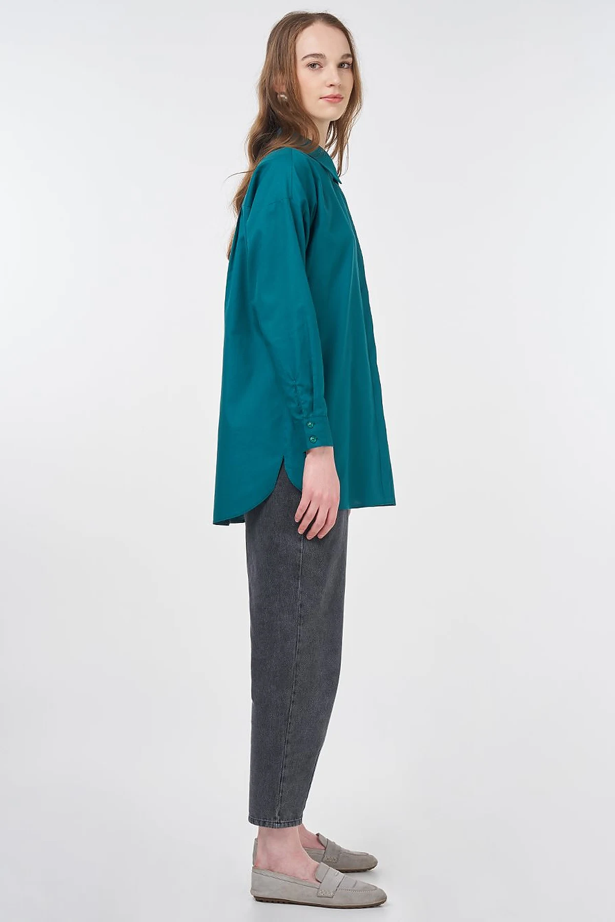Basic Cotton Shirt Green