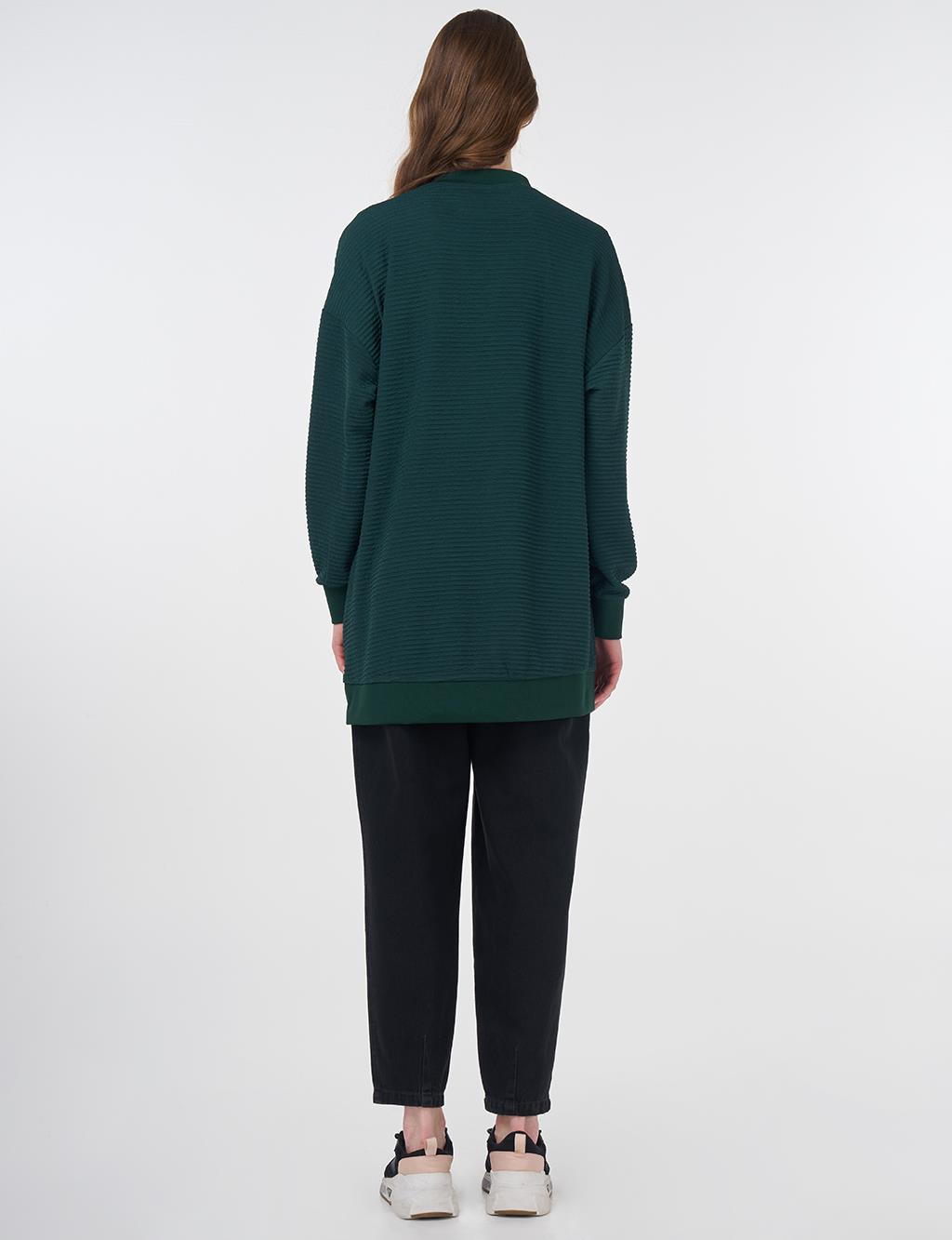 Crew Neck Sweatshirt Green