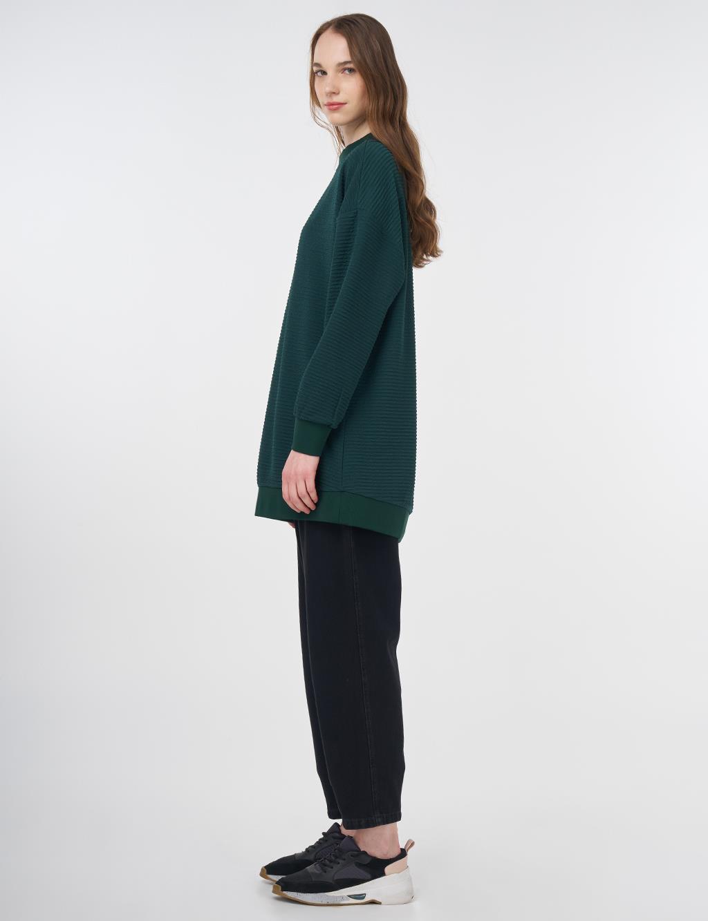 Crew Neck Sweatshirt Green
