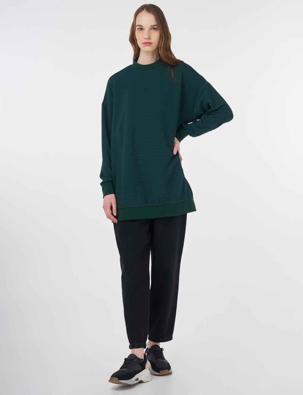 Crew Neck Sweatshirt Green