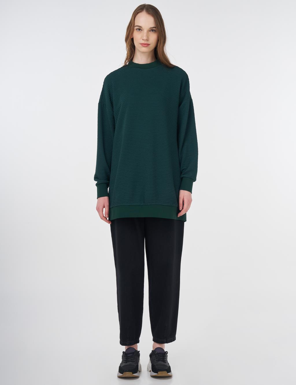 Crew Neck Sweatshirt Green