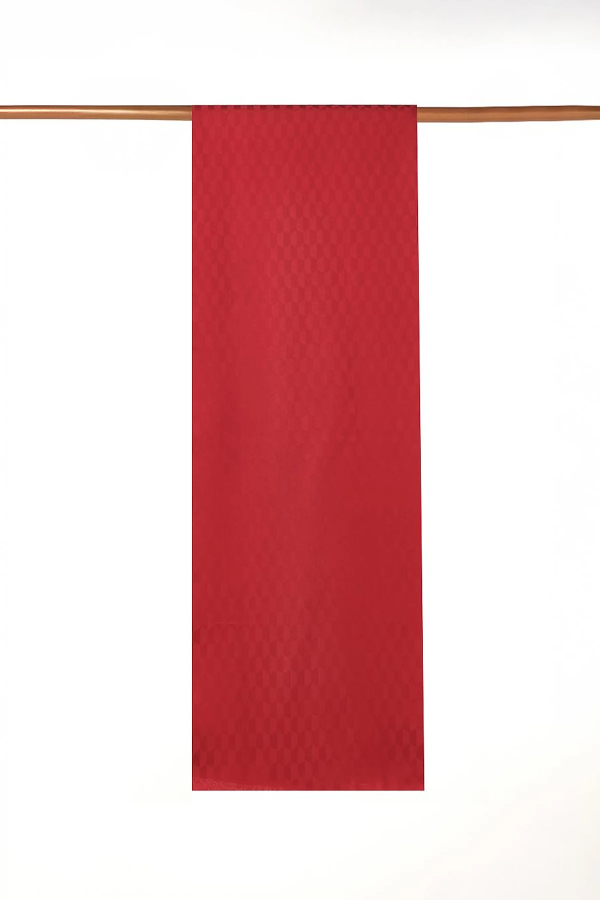 Cocoon Patterned Jacquard Woven Shawl Cherry