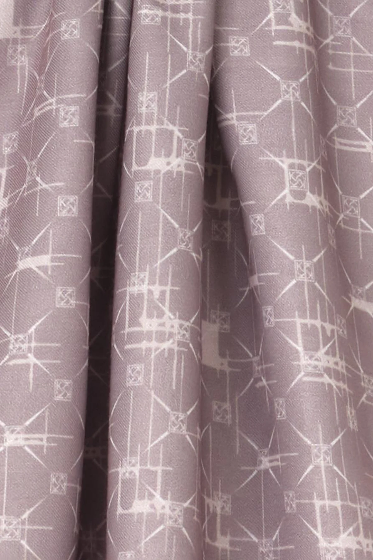 Monogram Patterned Shawl Beige