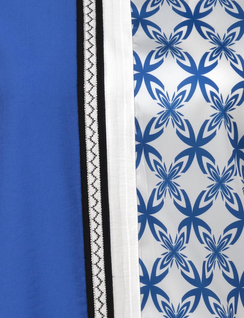 Elegant Floral Pattern Tunic Sax