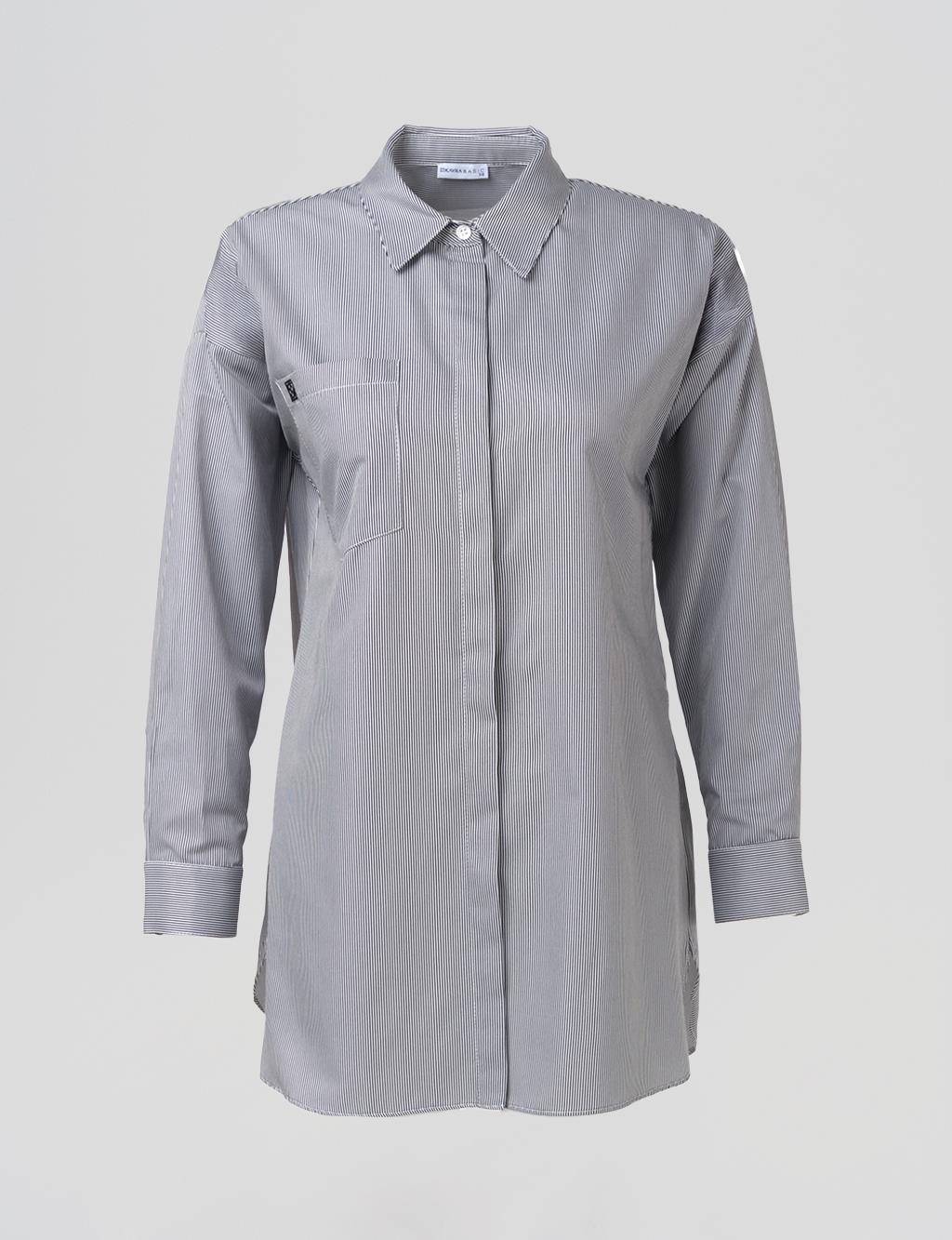 Tek Cepli Basic Tunik Siyah 