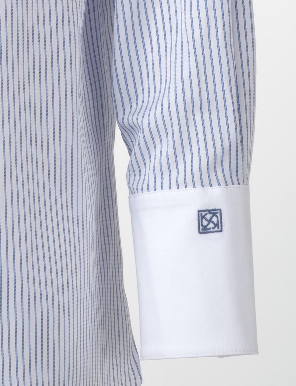 Wide-Cuff Basic Tunic Optic White