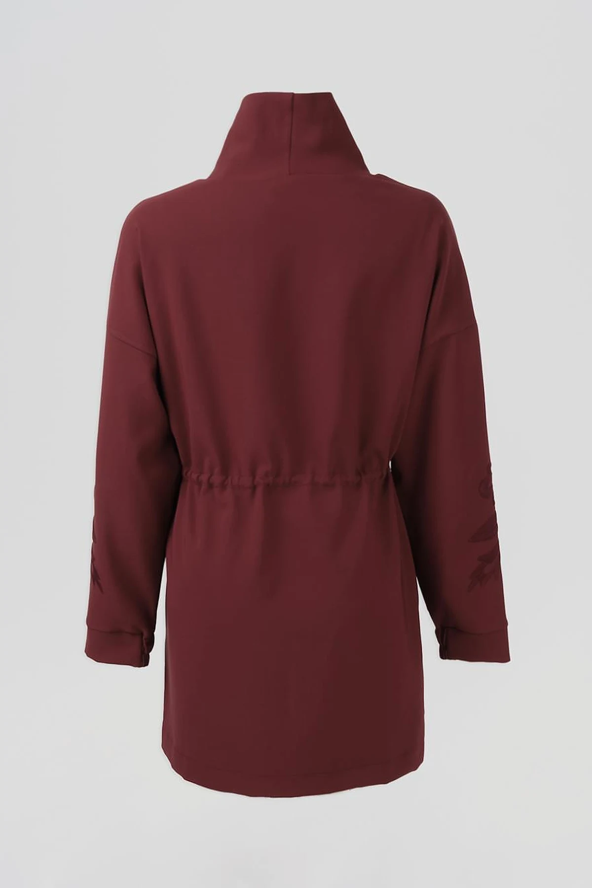 Embroidered Sweatshirt Bronze Brown