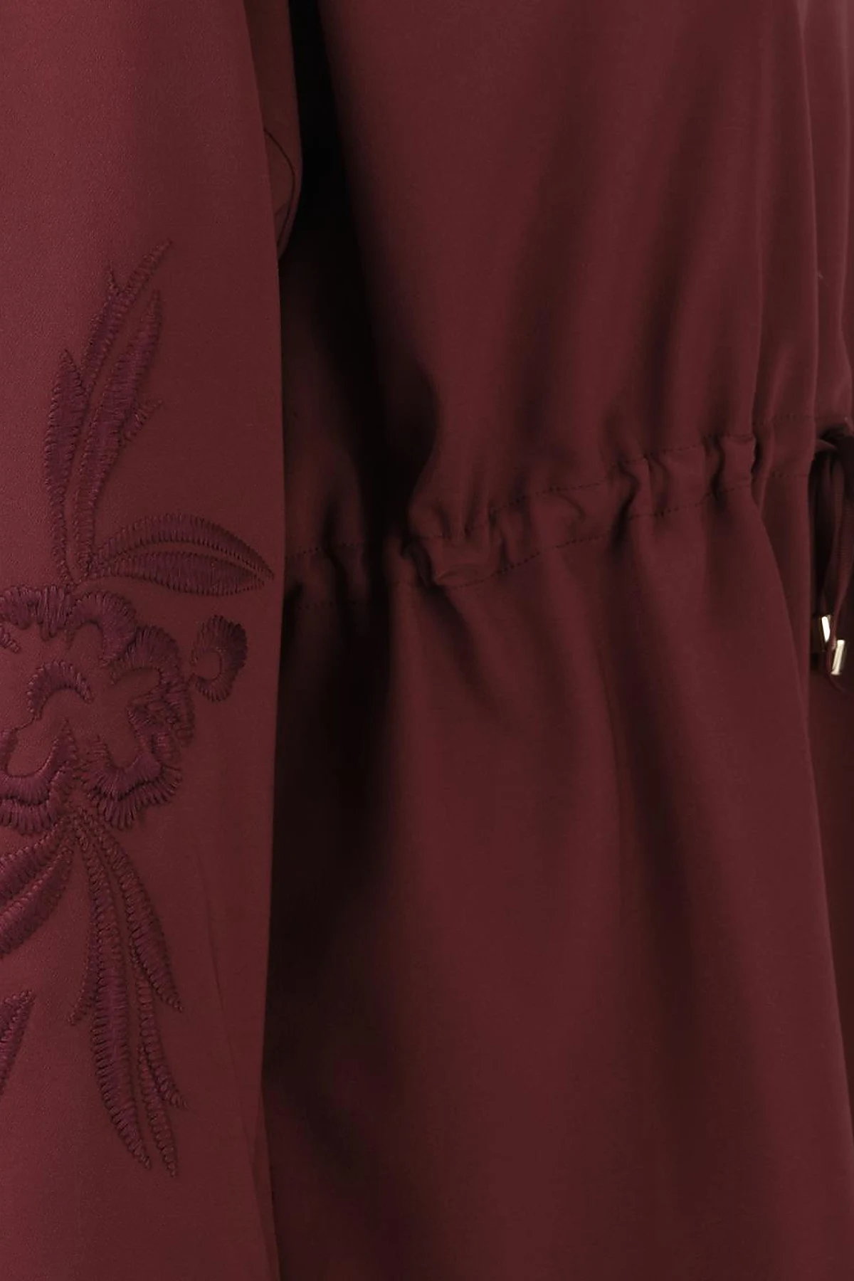 Embroidered Sweatshirt Bronze Brown