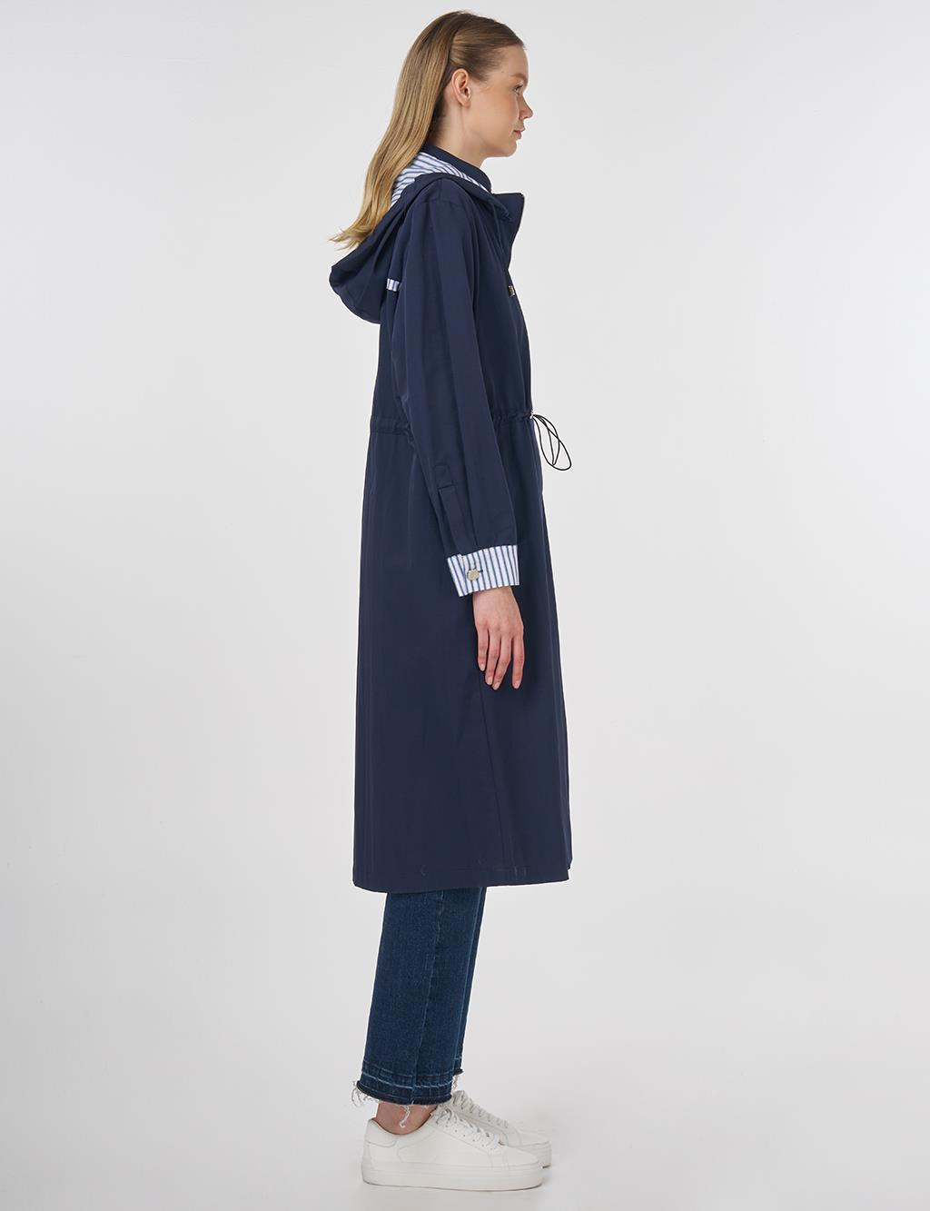Adjustable Waist Coat Dark Navy
