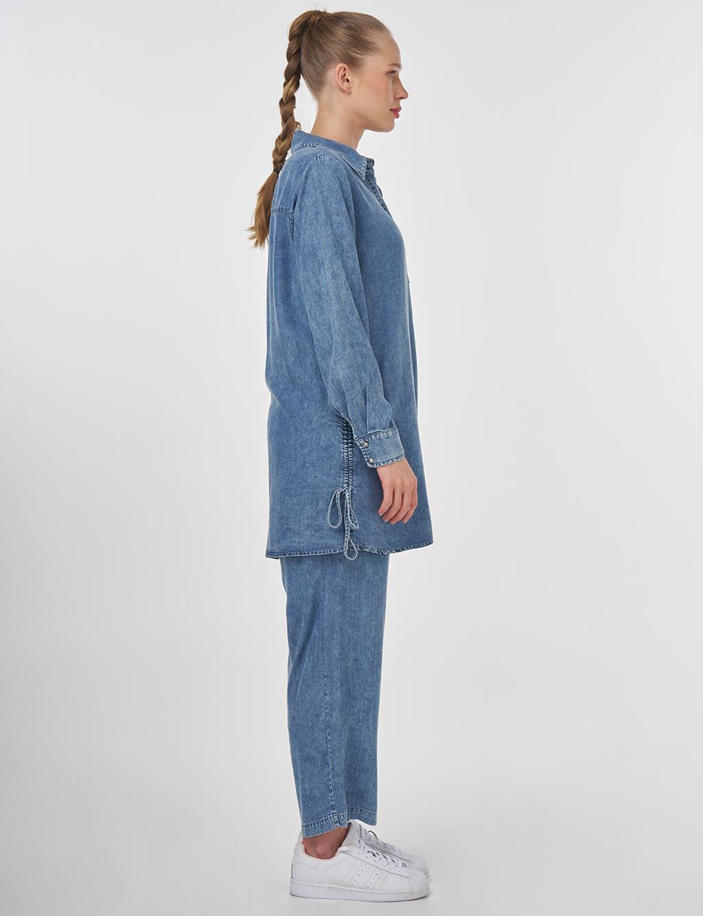 Embroidered Lyocell Two-Piece Set Towel Washed