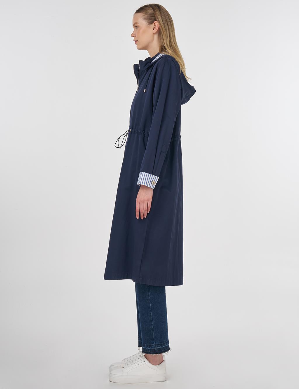Adjustable Waist Coat Dark Navy