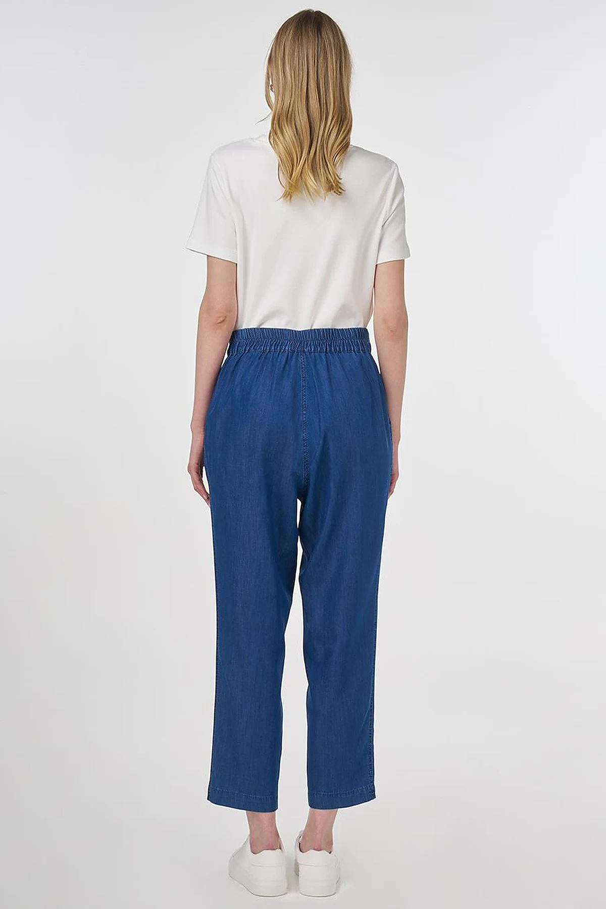 Relaxed Fit Denim Pants Navy