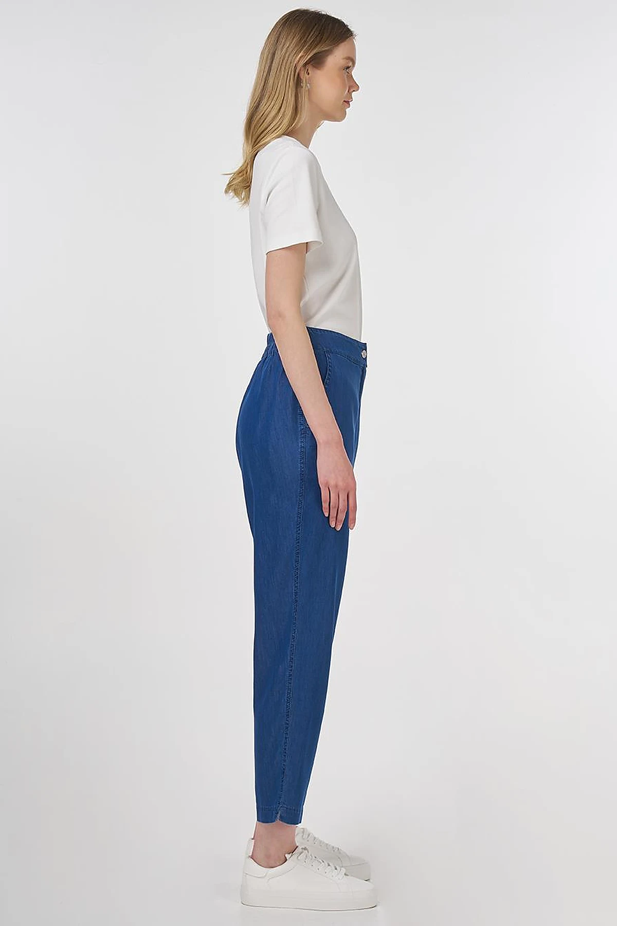 Relaxed Fit Denim Pants Navy