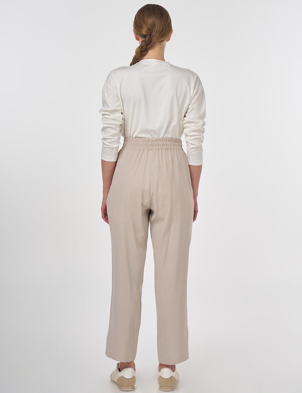 Drawstring Modal Pants Stone 