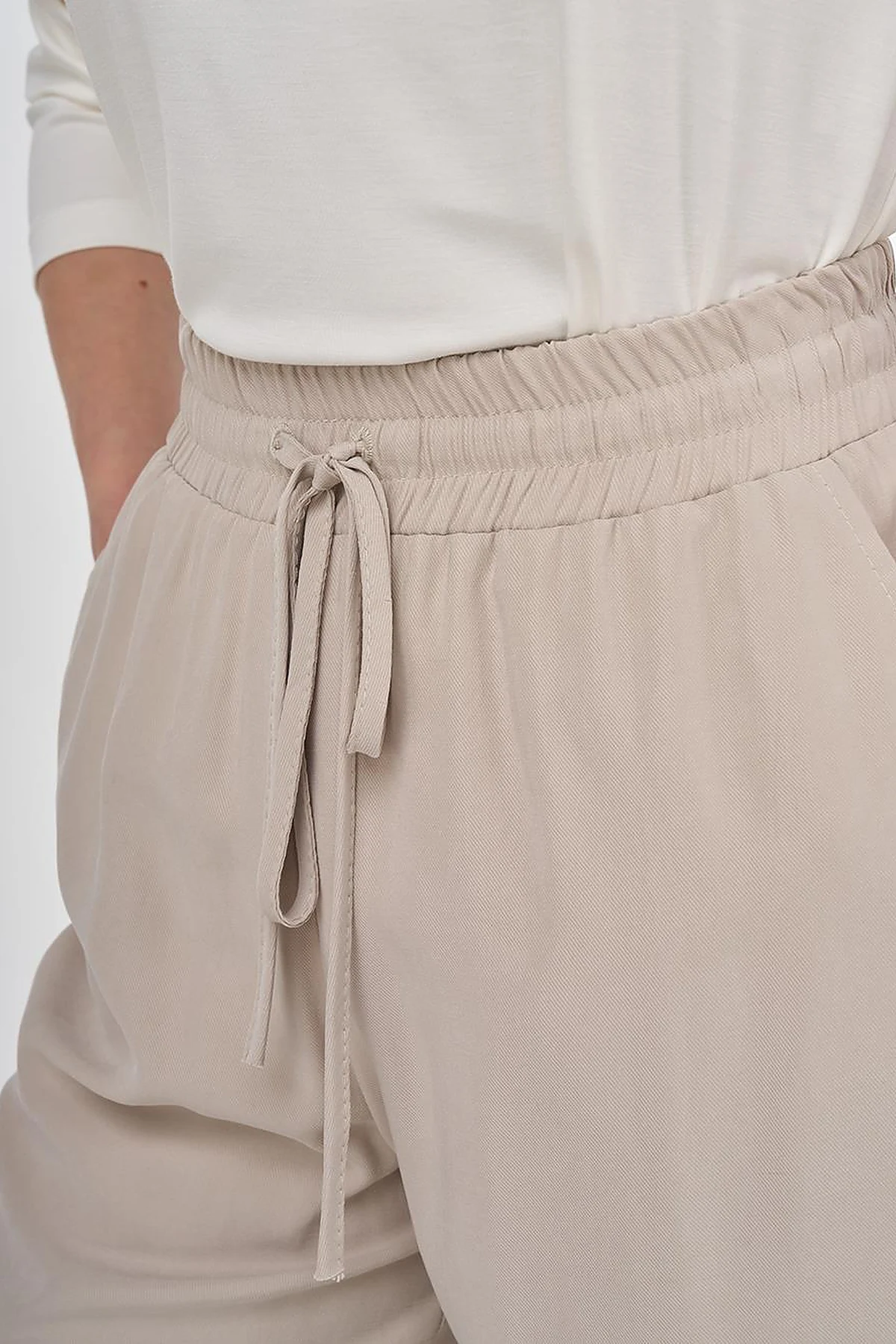 Drawstring Modal Pants Stone 