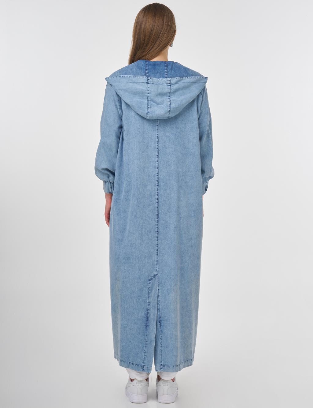 Hooded Lyocell Coat Towel Wash