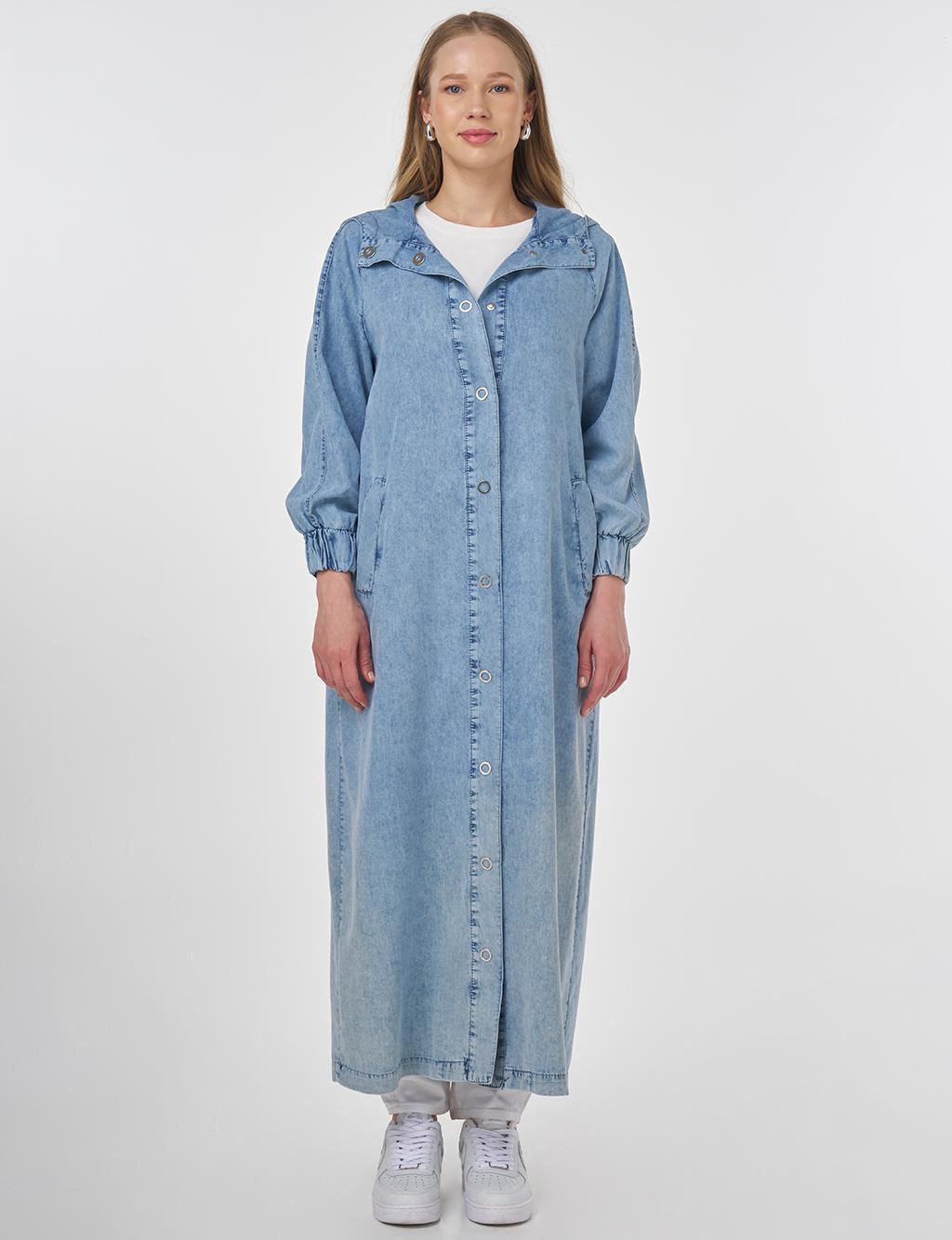 Hooded Lyocell Coat Towel Wash