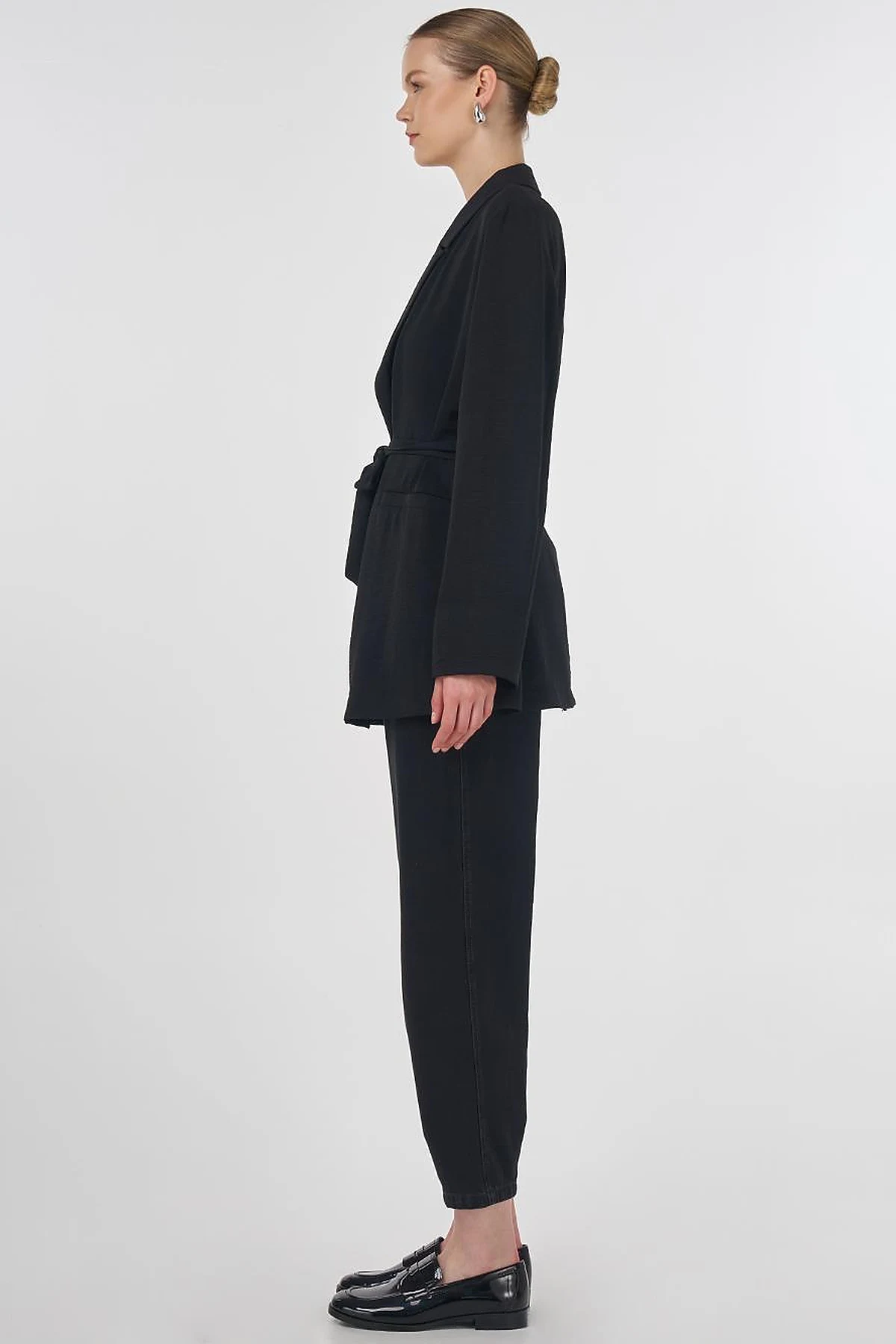 Belted Jacket Black 