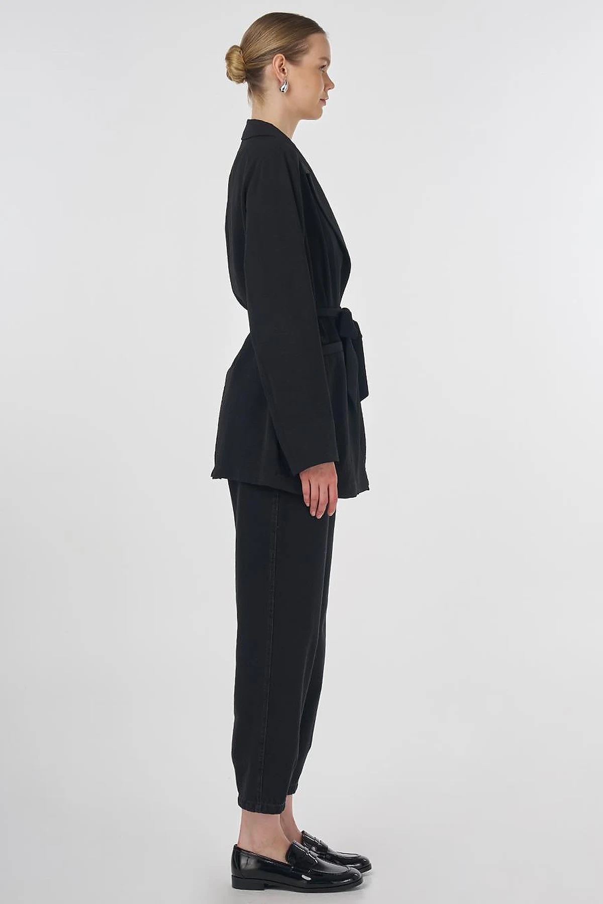 Belted Jacket Black 