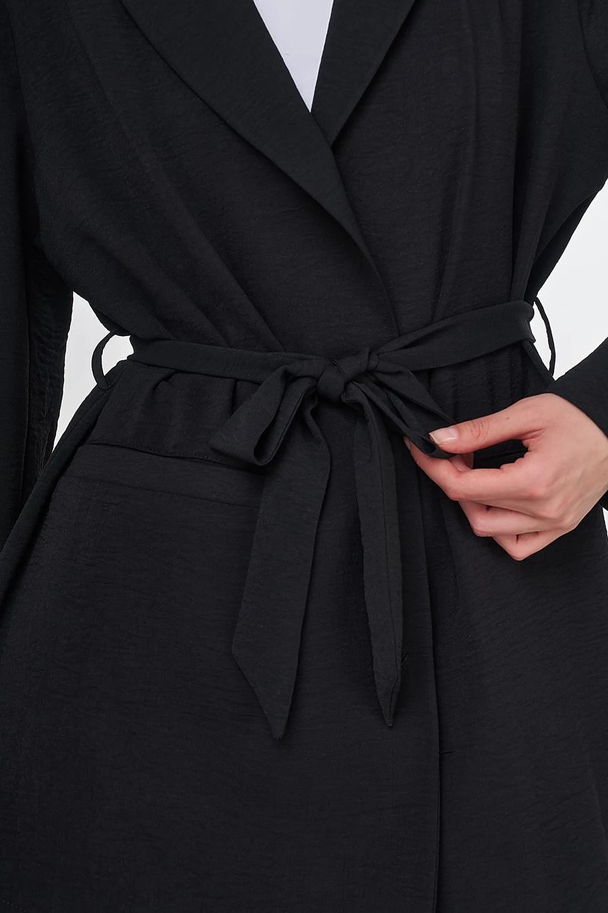 Belted Jacket Black 