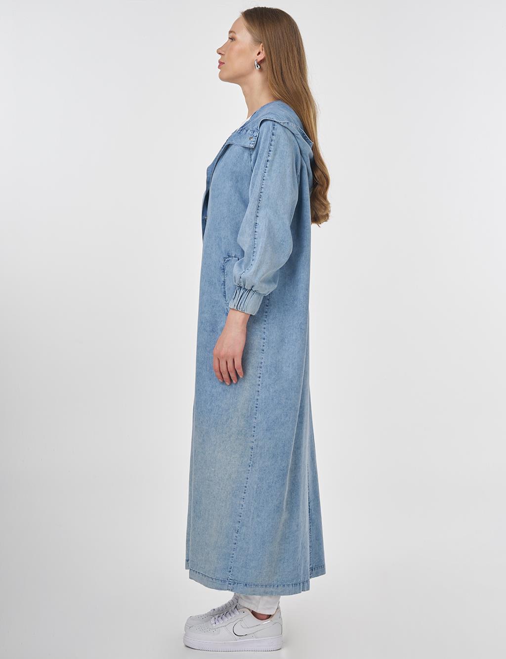 Hooded Lyocell Coat Towel Wash