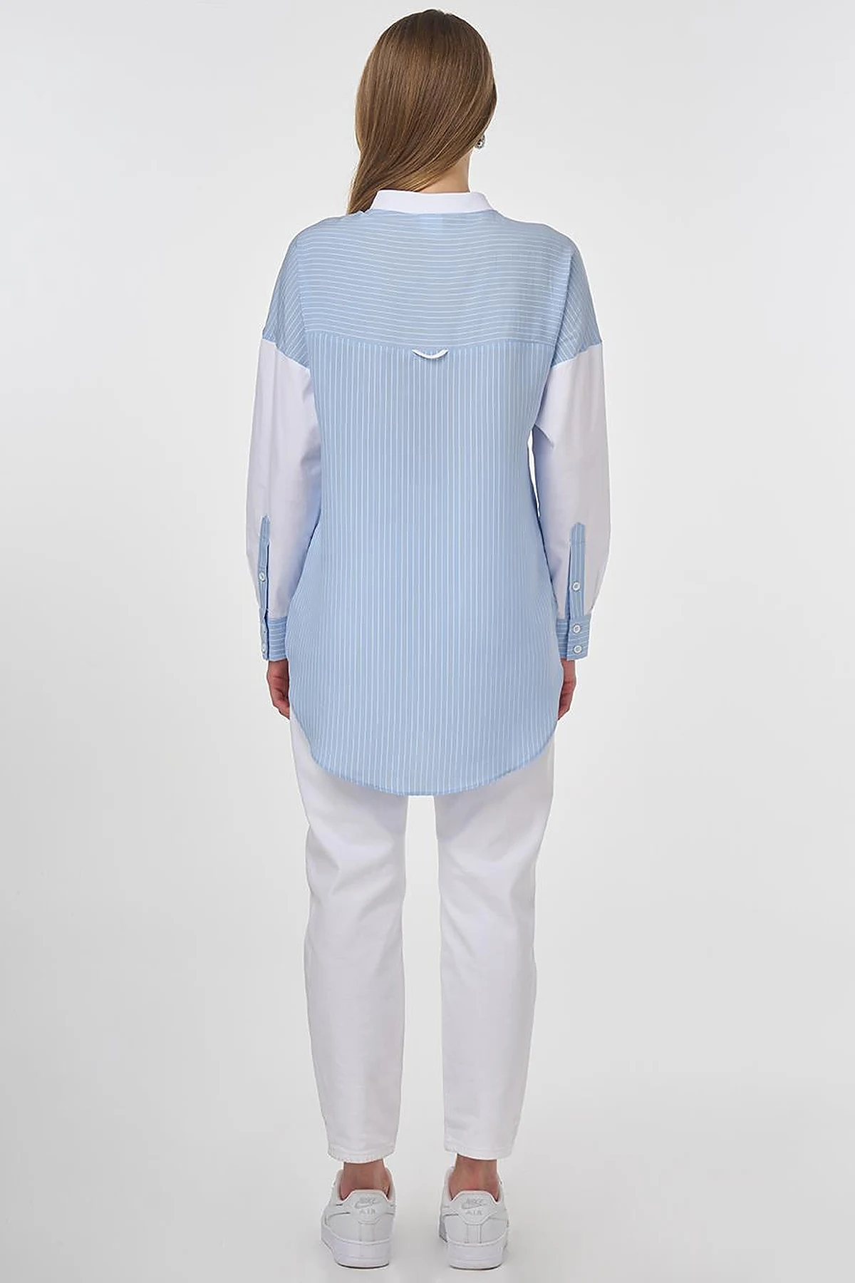 Lace Appliqué Modal Tunic Dusty Gray