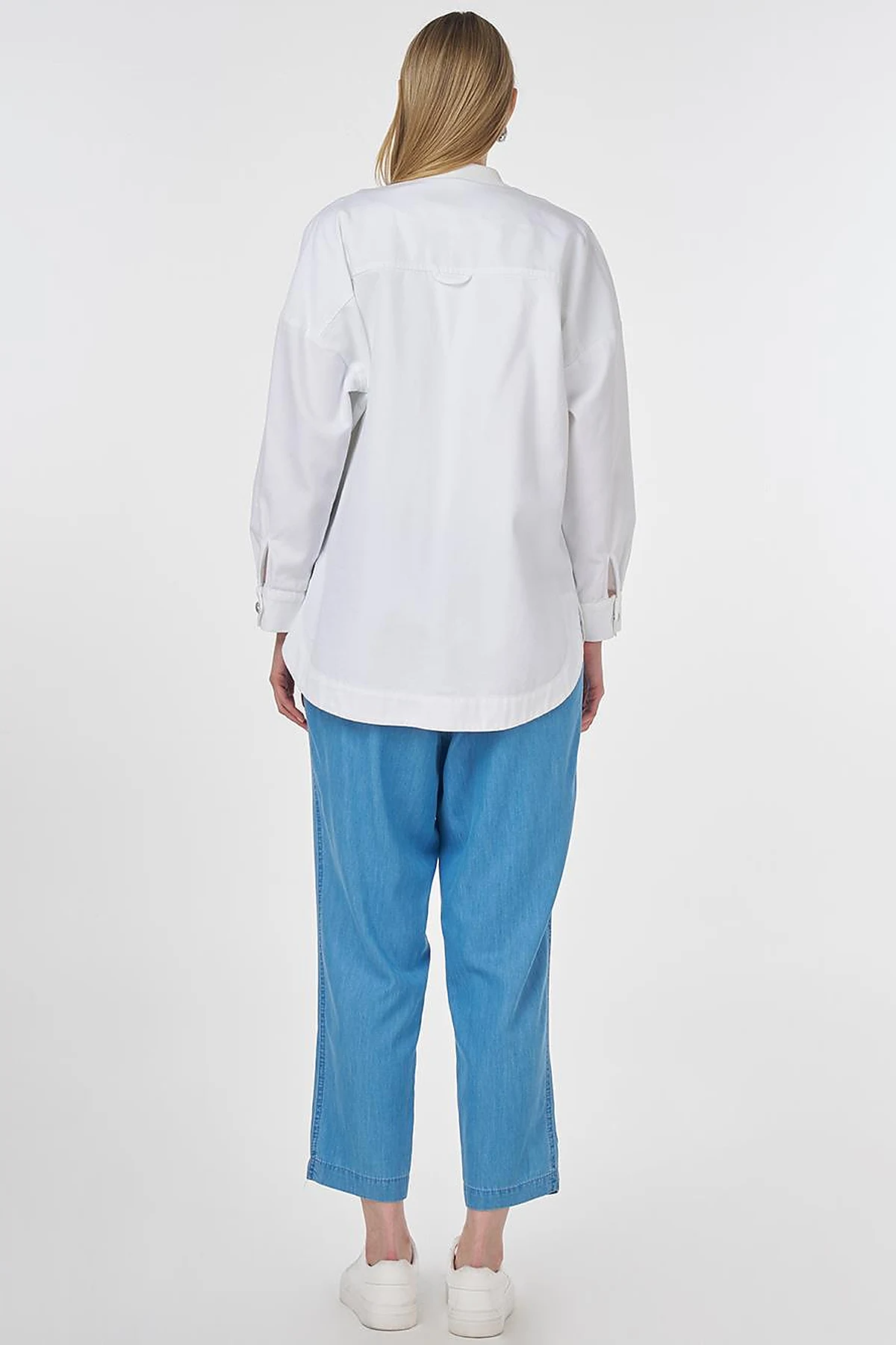 Embroidered Canvas Jacket Optic White 