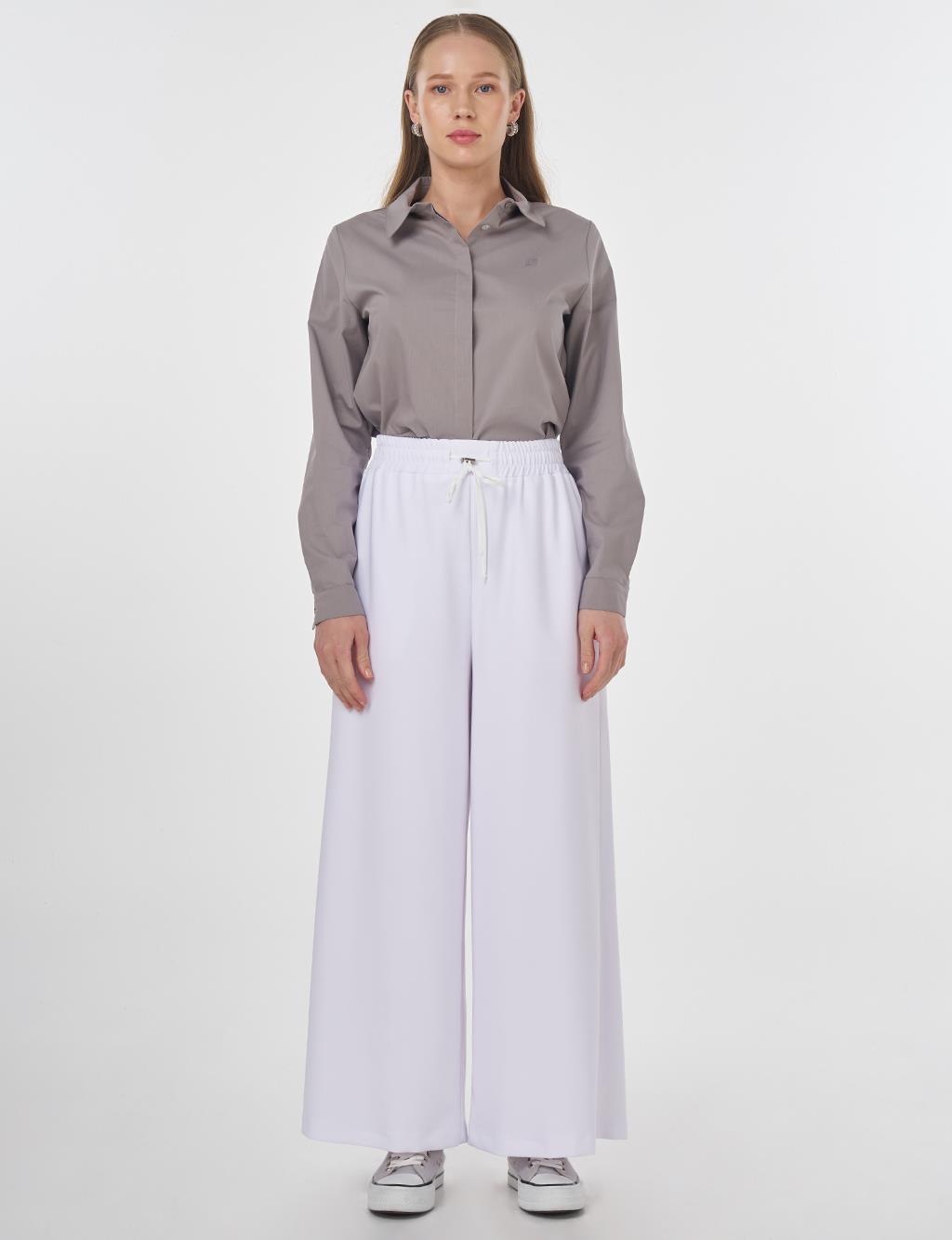 Relaxed Fit Pants Optical White