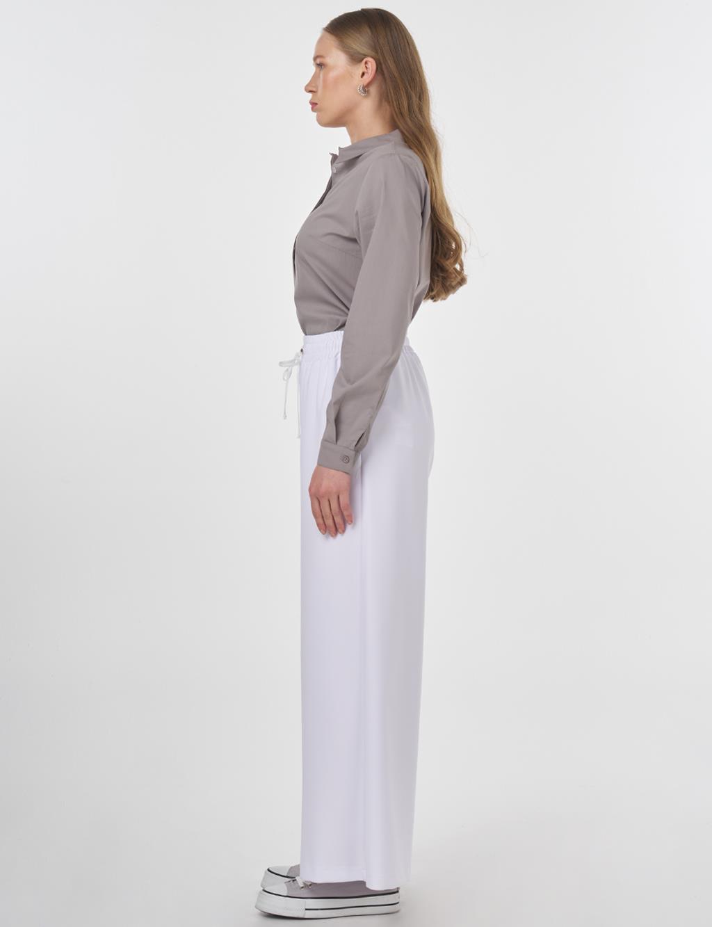 Relaxed Fit Pants Optical White