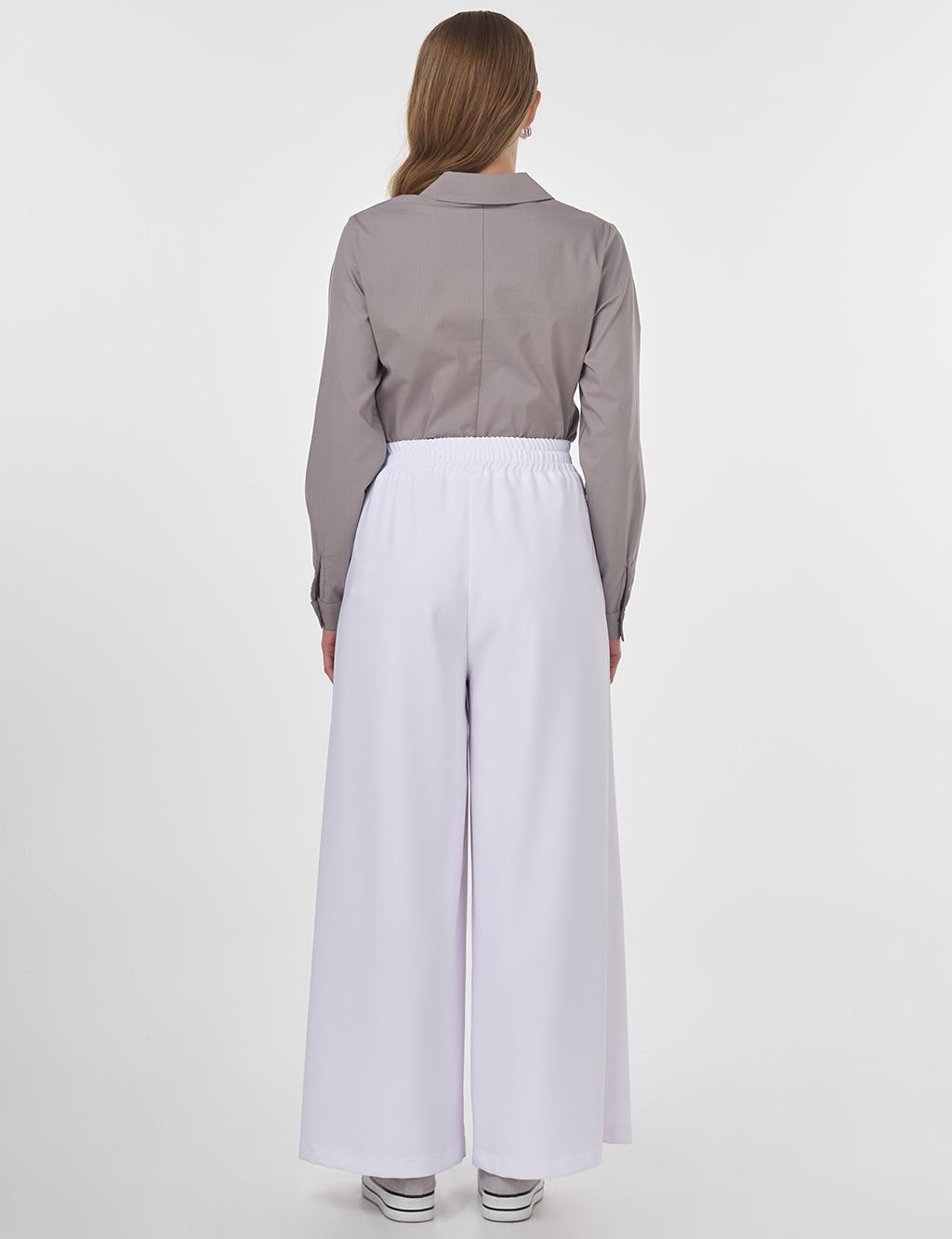 Relaxed Fit Pants Optical White