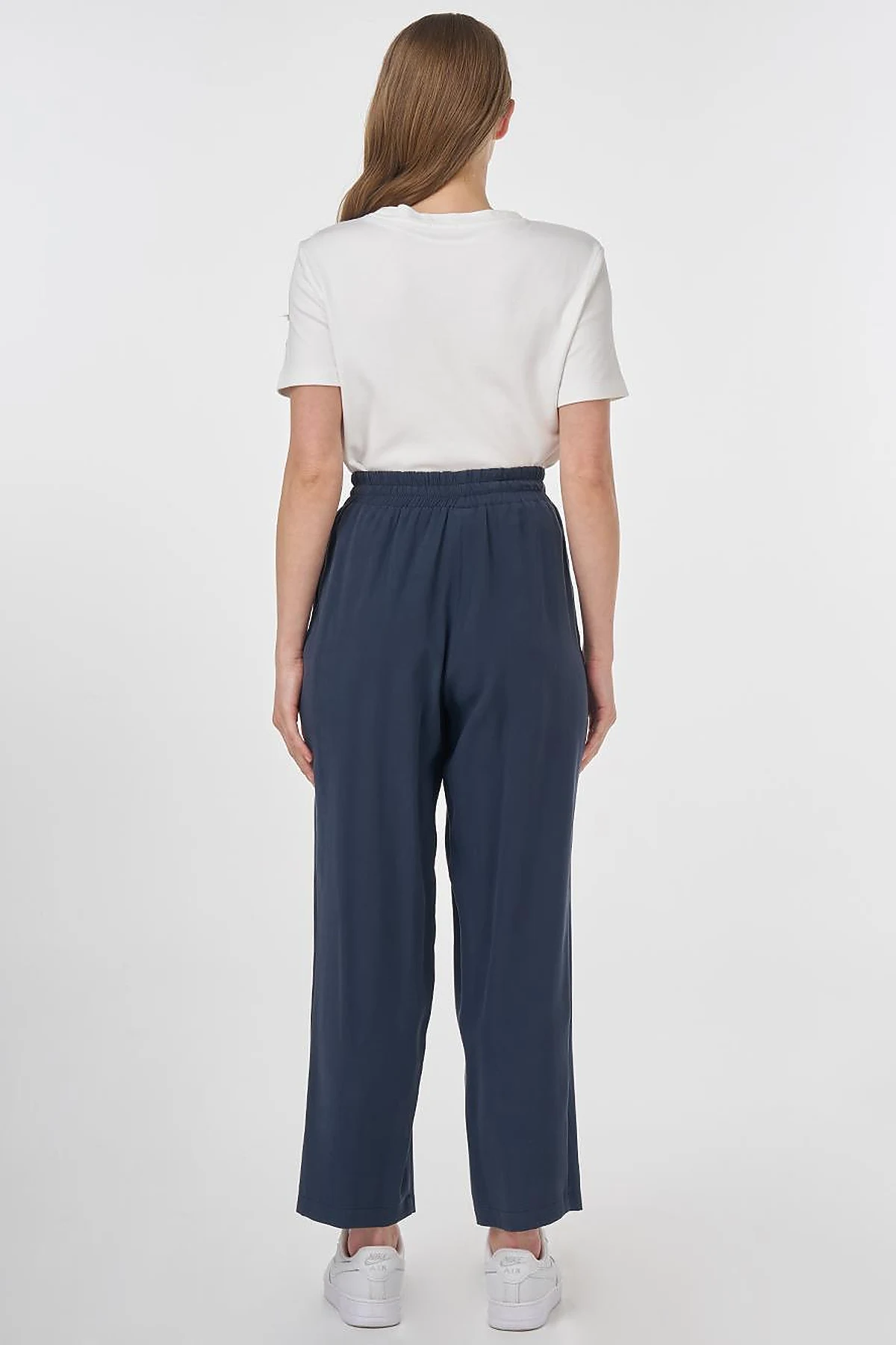 Drawstring Modal Pants Dark Navy 