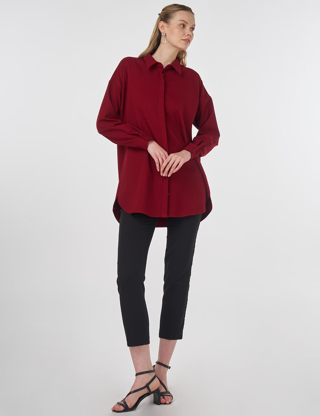 Basic Shirt Burgundy 