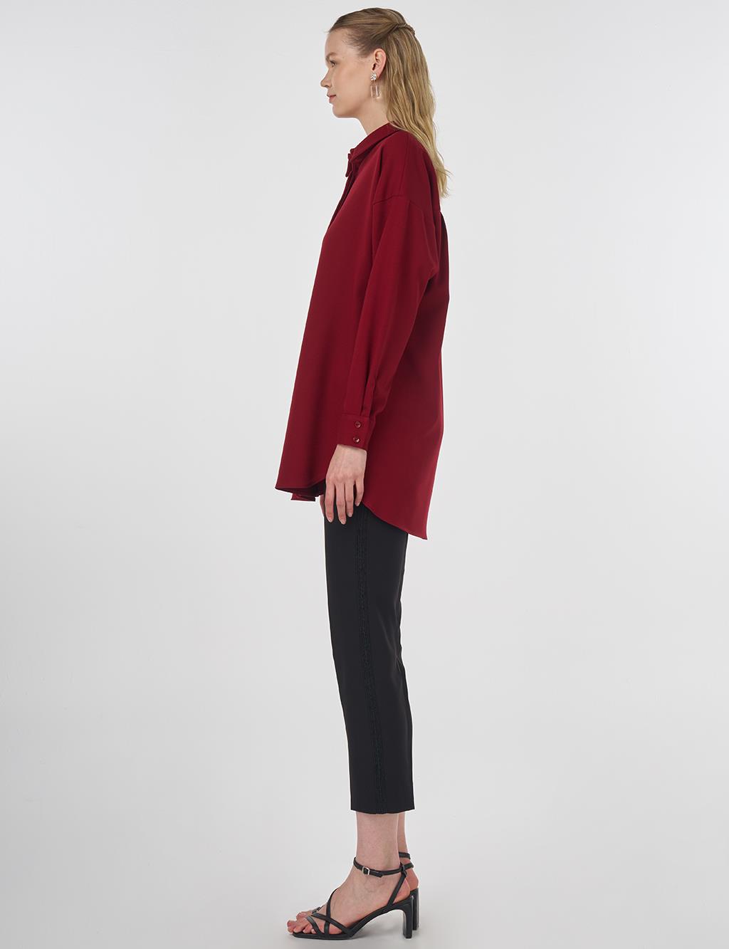 Basic Shirt Burgundy 